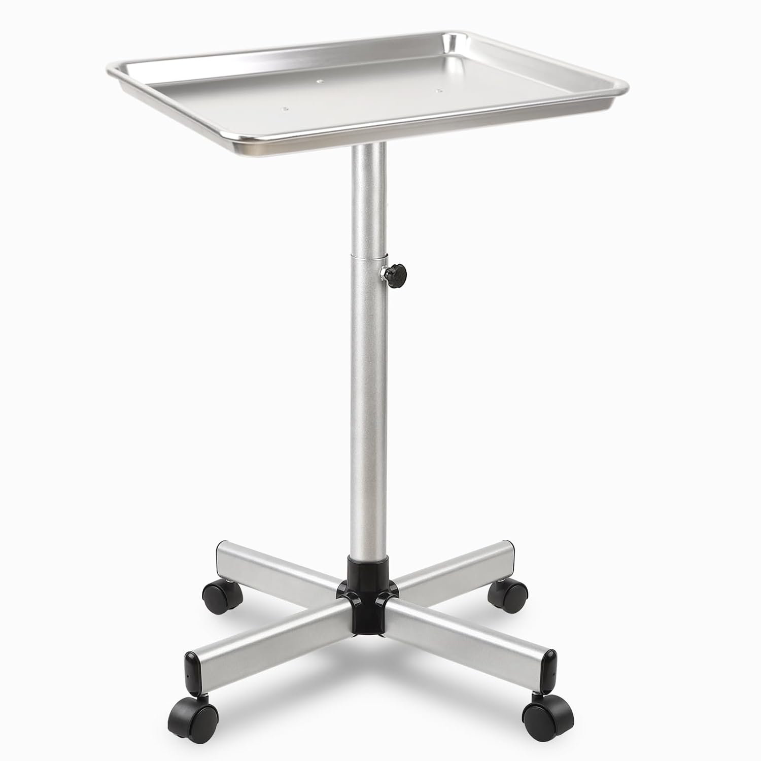 Salon Tray on Wheels with Height Adjustment