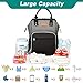 Mochila para Madre y bebé, Mochila para pañales de Gran Capacidad (con...