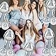 BestoFun 6er Set Folienballons Junggesellinnenabschied Lustige Laserfarbe Penis Ballons für Brautdusch Verlobungsfeier Dekorationen
