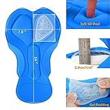 Cycling Shorts Mens, Sportneer Men's 3D Cycle Shorts Cycling Underwear Shorts Anti-Slip Design, Breathable & Adsorbent,Black - Image 2