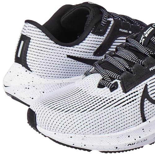 Nike Women's Air Zoom Pegasus 35 (GS) Running Shoes Competition, Black/White, 10 US