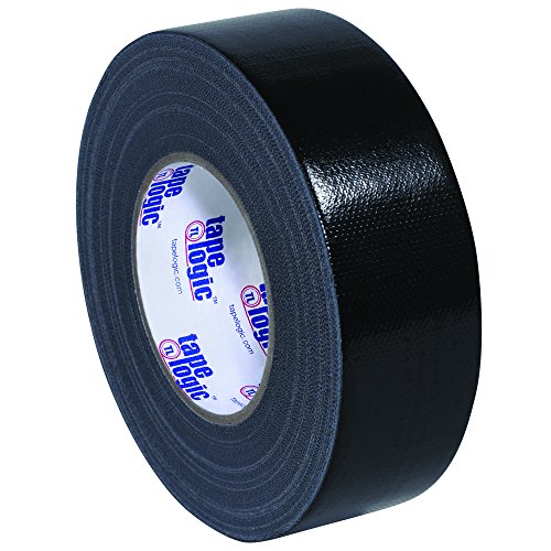 Image of Tape Logic (3 Pack) Multipurpose Black Duct Tape, 2 Inch x 60 Yards, 10.0 Mil Thick, For Labeling, Patching, Temporary Repairs, Marking and Social Distancing