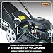 Webb WER510ES Classic 51cm (20″) Self Propelled Electric Start Petrol Lawn Mower