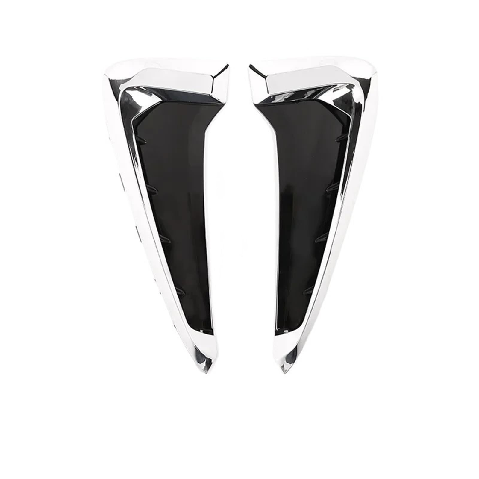 Side Vent Decor Sticker Fit for BMW X5 F15 X5M F85 2014-2018 Car Shark Gills Side Fender Vent Stickers Car Accessories Car Fender Side Vents(Silver)