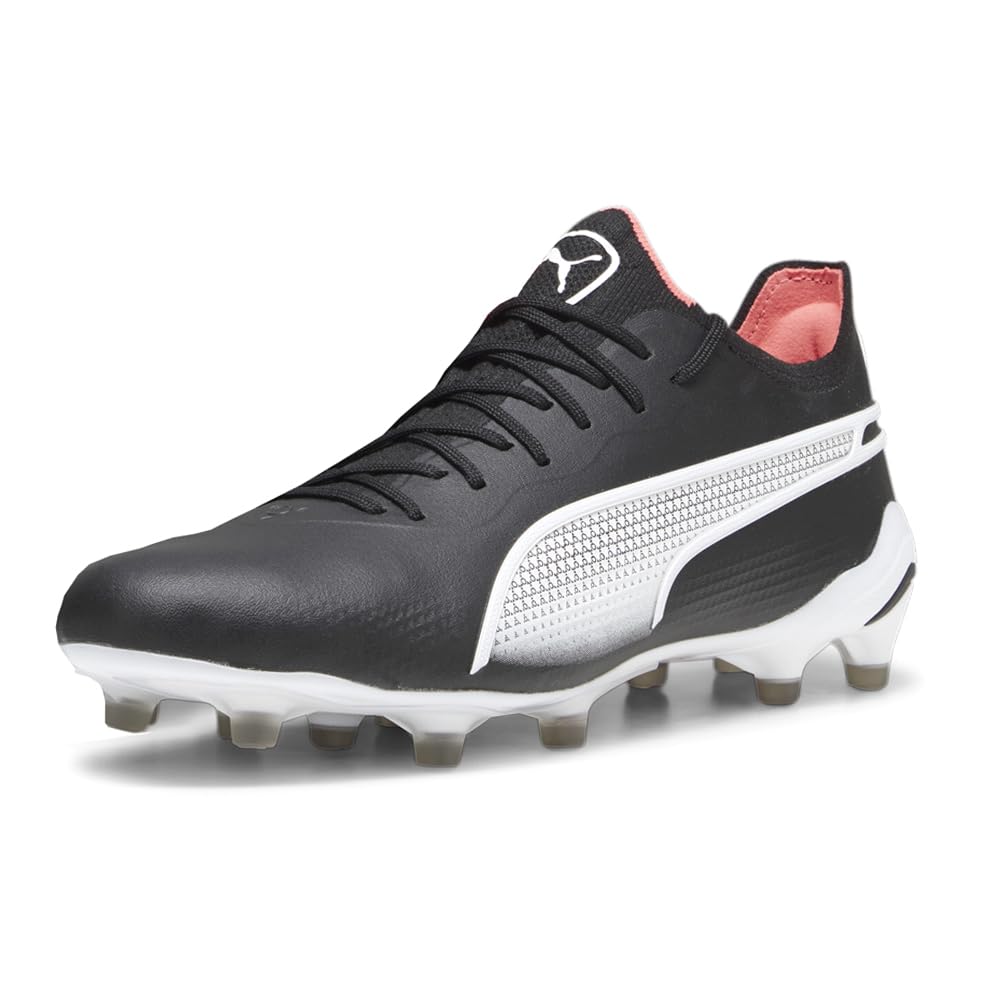 PUMA King Ultimate FG Men's Soccer Shoes (us_Footwear_Size_System, Adult, Men, Numeric, Medium, Numeric_7_Point_5) Black/White