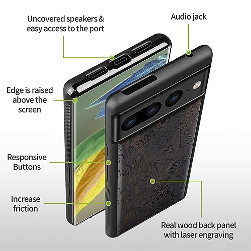 Cover TPU Pixel 7 Pro style japonais idéal pour le bureau et les sorties - 7