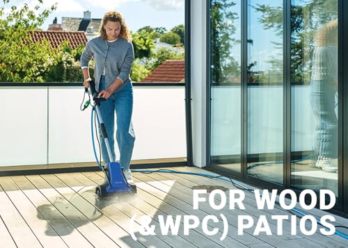 Nilfisk elektryczny odkurzacz do patio i tarasu z obrotową szczotką i podwójną dyszą z regulacją przepływu (600 W)
