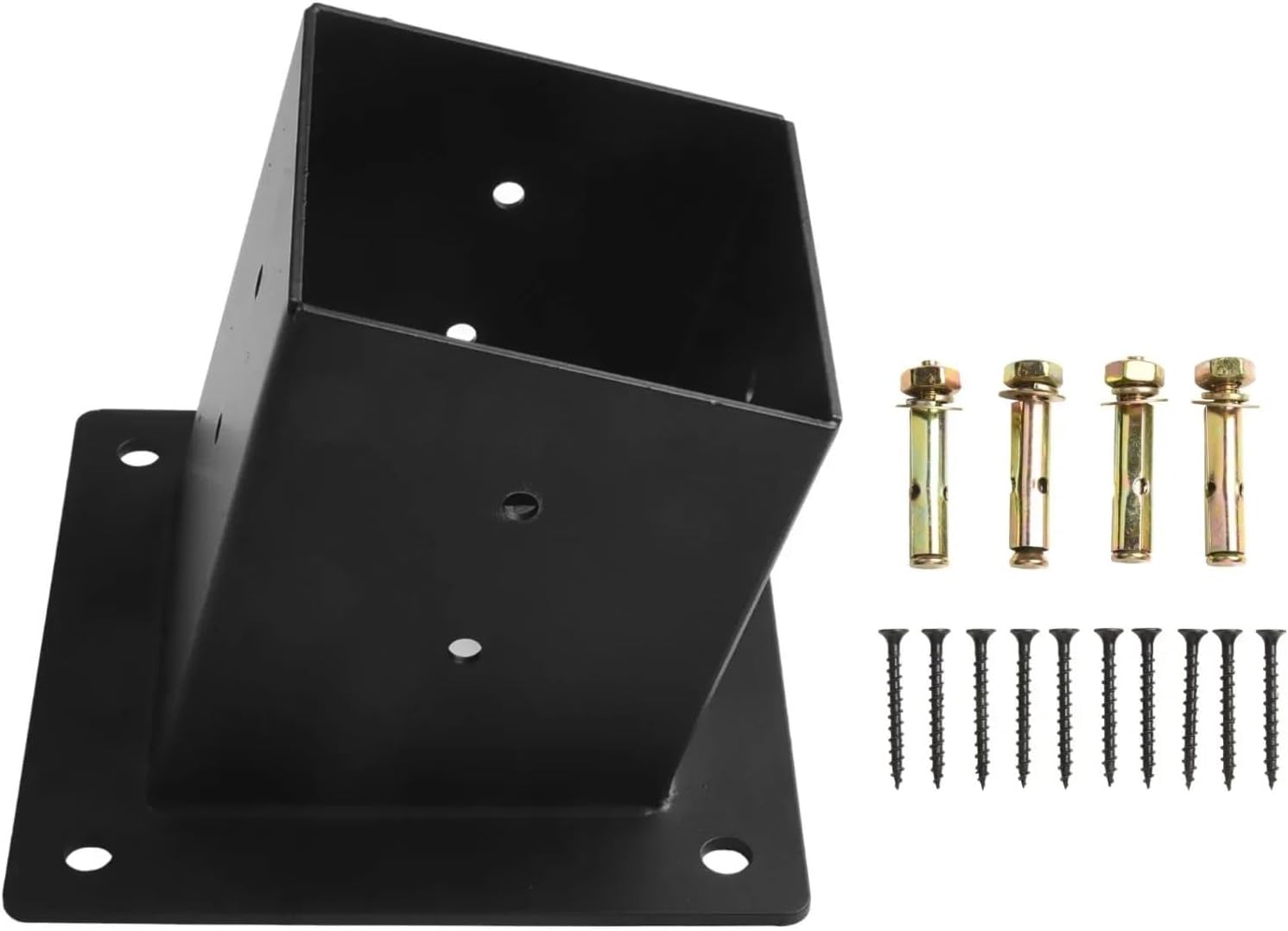 1 Set Slanted Roof Pergola Brackets Wall Mount With Hardware For 4x4 Inch Porch Gazebo Roof Pavilion Bracket Accessories(Right 15 set)