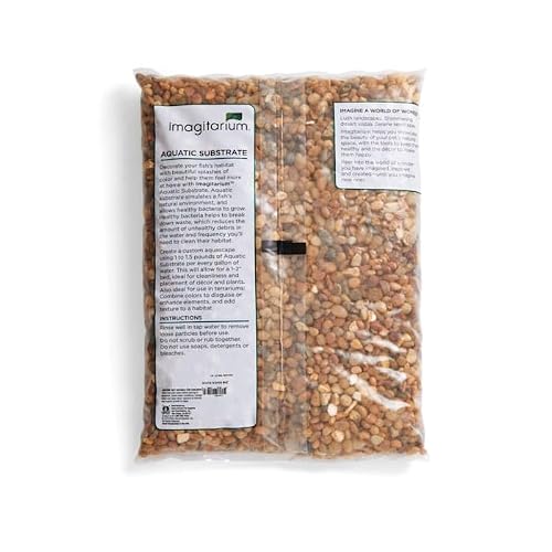 imagitarium by Petco Aquarium Gravel Substrate River Rock 20 lbs. - Thumbnail 3