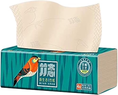 ISHEEP Everyday Bamboo Tissues - Super Soft, Strong & Sustainable (80 Sheets) Pack of 8