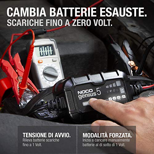 NOCO GENIUS5EU, Caricabatterie da Auto 5A