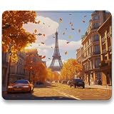 Tappetino Mouse Gaming - giallo, Tappetino Mouse per Computer con Base in Gomma Antiscivolo, Migliora Precisione e Velocità, Portatile Mousepad, 42 x 35 cm, Accessori Gaming - Torre di ferro c0-444