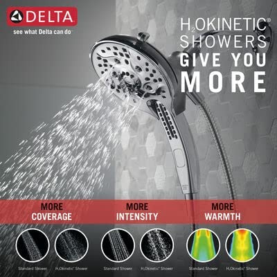 Delta In2Ition 2 In 1 Shower Head Combo Faucet H2O Hssh 1.75 Gpm Magnatite 5-Spray In Chrome, (75510) #TOP1