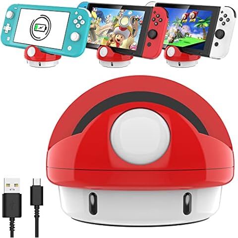 HEIYING Switch Docking Station für Nintendo Switch/Switch Lite/Switch OLED, tragbarer Typ C Port Switch Ladeständer, Ersatz Kompatibel mit dem Offiziellen Nintendo Switch Dock Cover