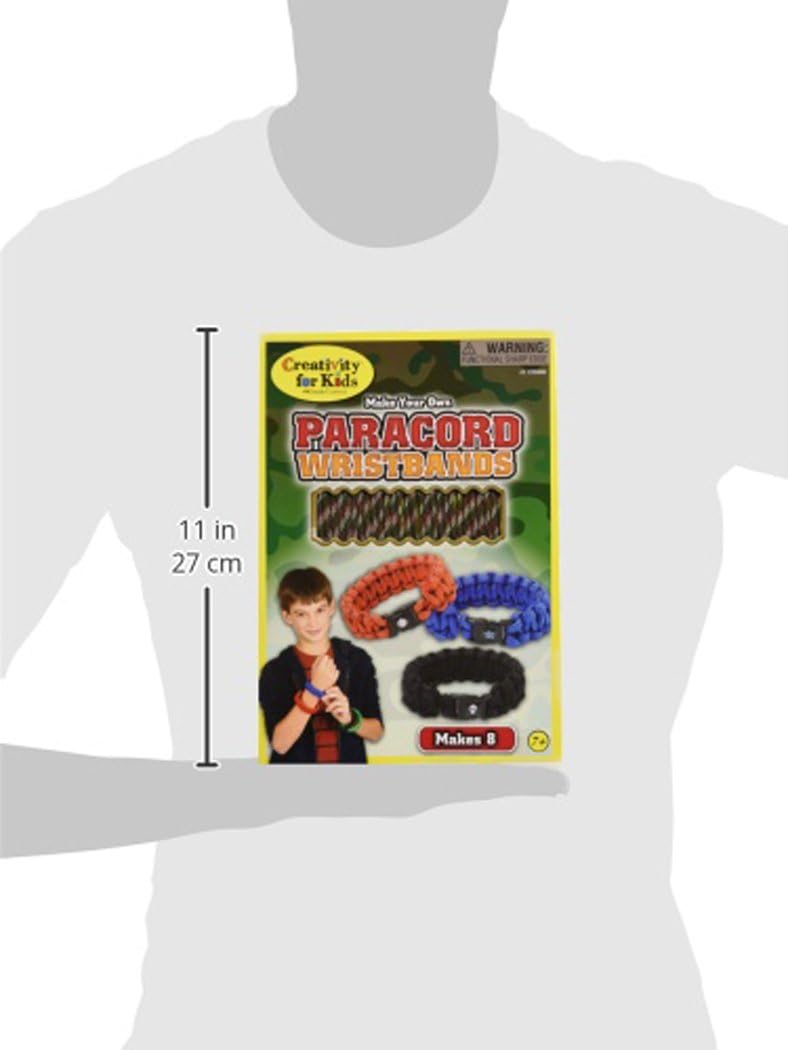 Creativity for Kids Make Your Own Paracord Wristbands - Makes 8 Bracelets : Toys & Games
