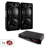 woofer 15 pulgadas jbl precio Amplificador HiFi y PA con una potencia máx. de 2 x 1000W e iluminación led azul