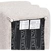 DUHOME 360Swivel Upholstered Square Ottoman with Storage,Modern Boucle Ottoman Coffee Table with Removable Top White Vanity Stool with Storage for Bedroom, Living Room, Cream
