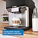 Bosch Serie 4 TPG40307, Bean to Cup Coffee Machine, VeroCafe, Cappuccinatore milk frother, DoubleCup option, easy select panel with 9 Beverage Options, Piano Black
