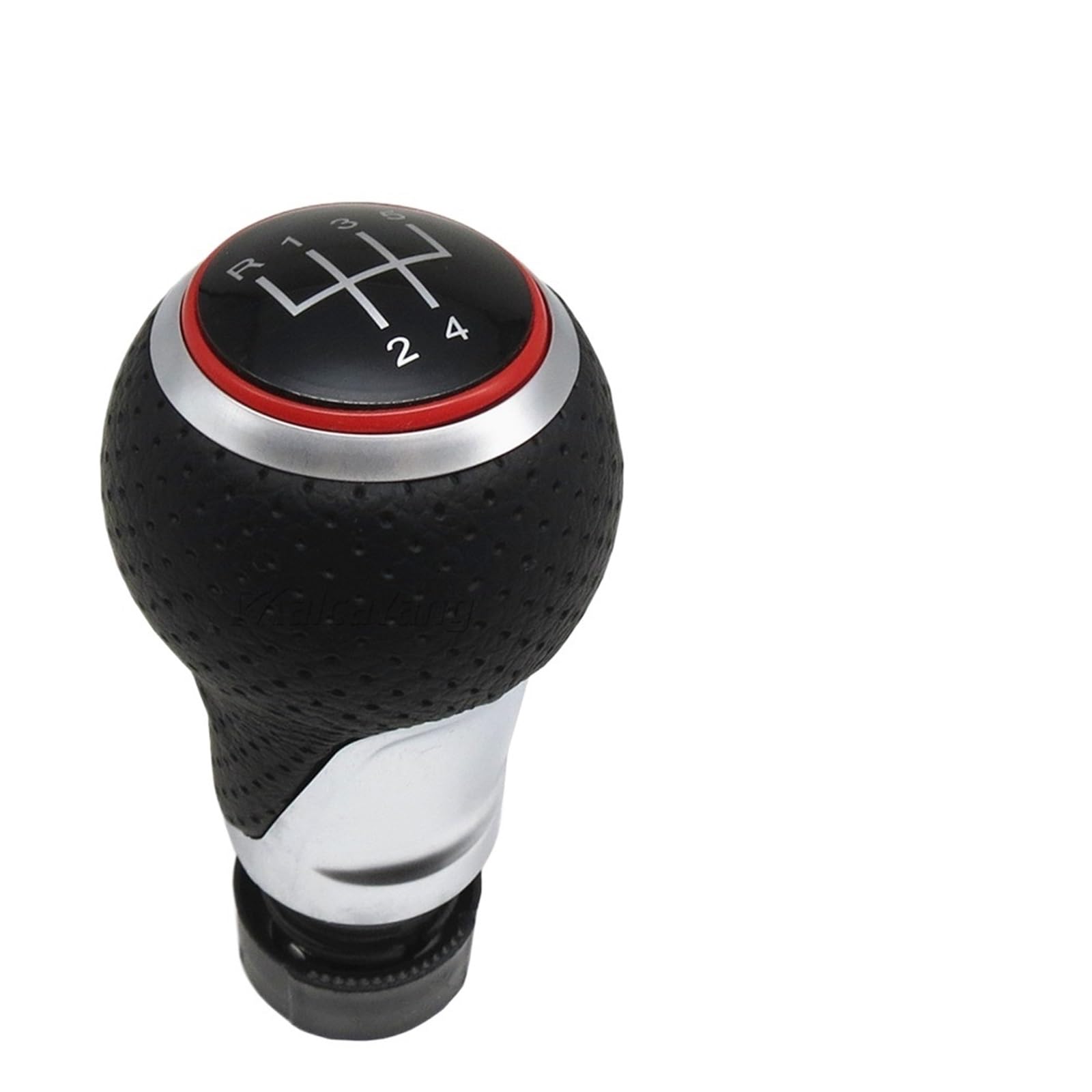 HSUKIHO Car Shift Knob Cover for Passat for Golf MK4 Shifter Car Gear Shift Knob 12mm 5/6 Speed Handle(Red 5 Speed)