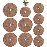 【Fácil de usar】El forro de fibra de coco es muy ligero y fácil de usar. Solo tienes que usar unas tijeras para ajustar y ampliar el centro y ajustar el tamaño para adaptarse a diferentes diámetros de tallo de plantas.