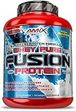 PROTEÍNA WHEY PURE Fusión: La proteína isolada Whey Pure Fusión de Amix está diseñada para aumentar la síntesis proteica y proteger tus músculos tras el entrenamiento; contiene ingredientes de altísima calidad y se presenta en un formato de 2,3 Kg con sabor a melón y yogurt