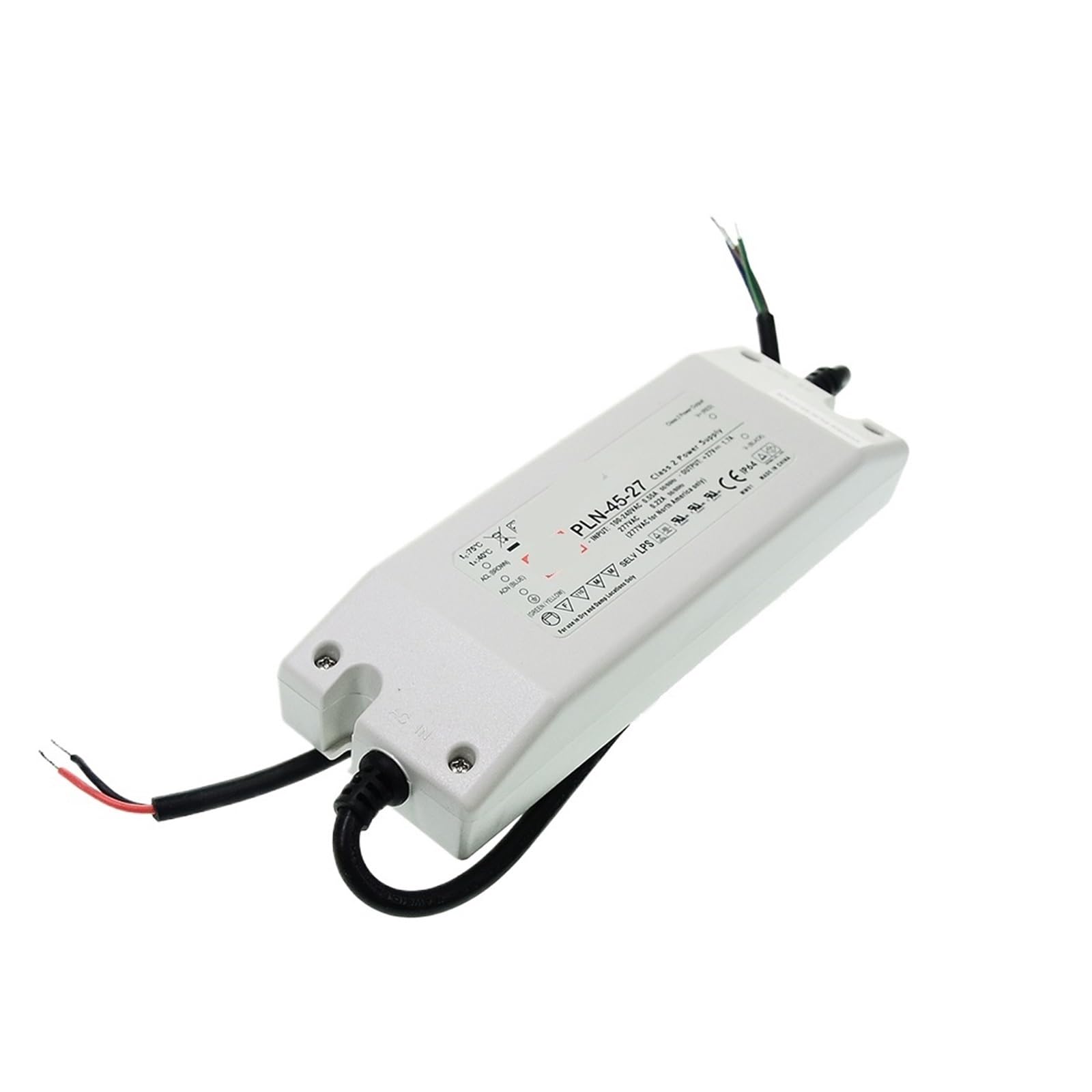 Alimentation LED PLN-45-27 résout le clignotement des lampes grâce au courant constant 27V