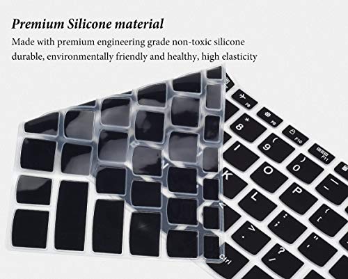 Image of Keyboard Cover for Lenovo Yoga 7i 5i 2-in-1 14 inch /Flex 5 14 inch 2-in-1 Laptop /Flex 5 14 inch / Idepad S540 14 /ThinkBook 14 Gen 2,Keyboard Protector Skin for Lenovo Ideapad 5 14 inch-Black