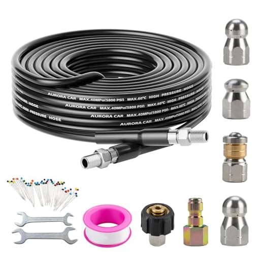 30FT Sewer Jetter Kit for Pressure Washers