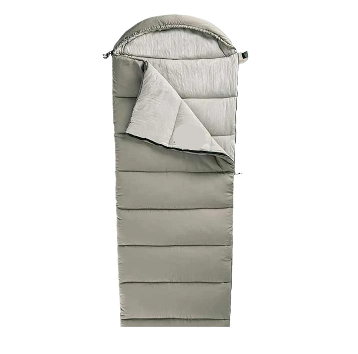 Saco De Dormir para Camping Saco de Dormir Ligero, Saco de Dormir Doble for Acampar, Saco de Dormir de Invierno Lavable a máquina(M180-Green-Left)