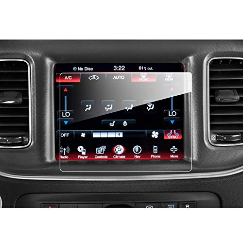 2014-2018 2019 2020 Dodge Durango Uconnect Touch Screen Car Display Navigation Screen, Ruiya Hd Tempered Glass Car In-Dash Screen Protective Film (8.4 Inches) #TOP9