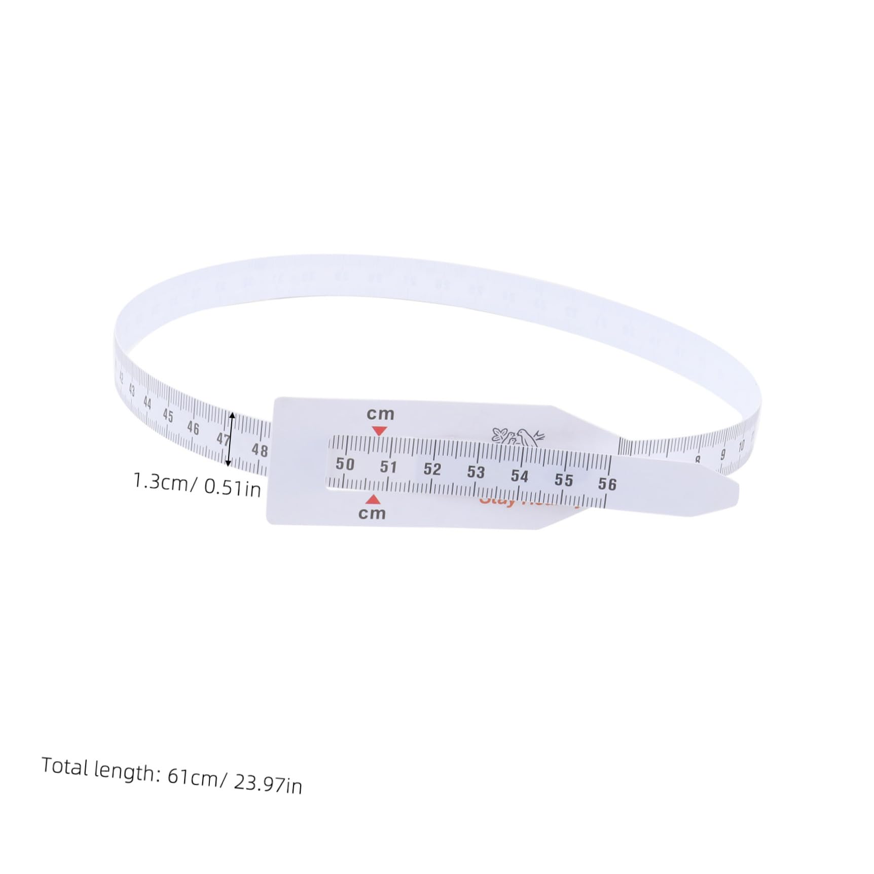 Veemoon Lot de 6 Rubans de Mesure en Plastique Blanc 56 CM pour Bébé Mètre Ruban pour Garçon et Filles Outil Précis de Mensuration pour Suivi de Croissance