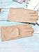 Maxdot 1 Pair Women Sunblock Fingerless Gloves UV Protection Driving Gloves Summer Mitten Non Slip for Outdoor Cycling Manicures (Khaki)