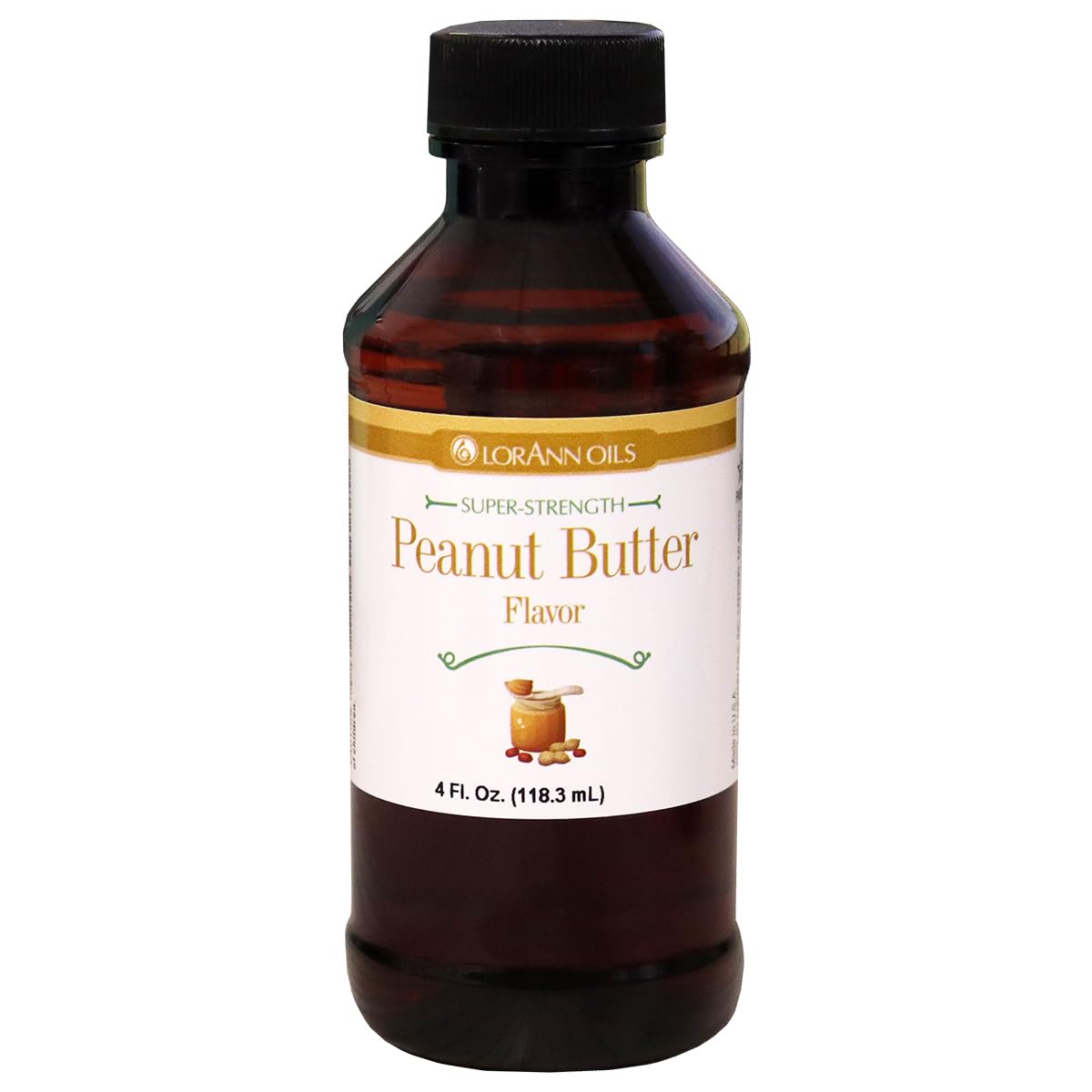 LorAnn Oils Peanut Butter SS Flavor, 4 ounce bottle