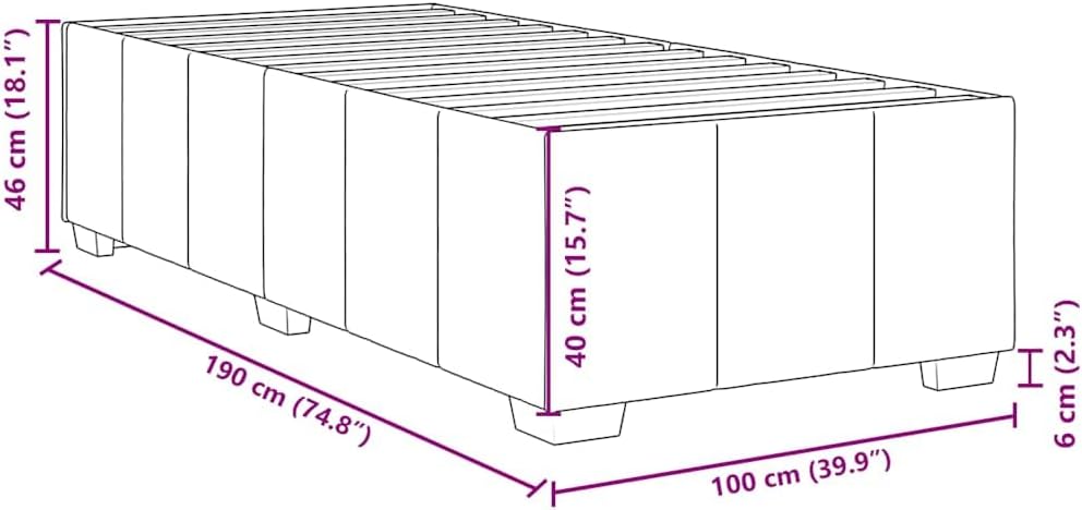 Twin Bed Frame Dark Gray Polyester Upholstery Engineered Wood Platform Foundation with Sturdy Slatted Support Easy-Assembly Modern Minimalist Bedroom Furniture