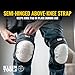 KLEIN TOOLS 60846 Knee Pad for Men and Women, Non-Marring, Gel-Like Padding, Adjustable Straps, Great for Construction and Flooring