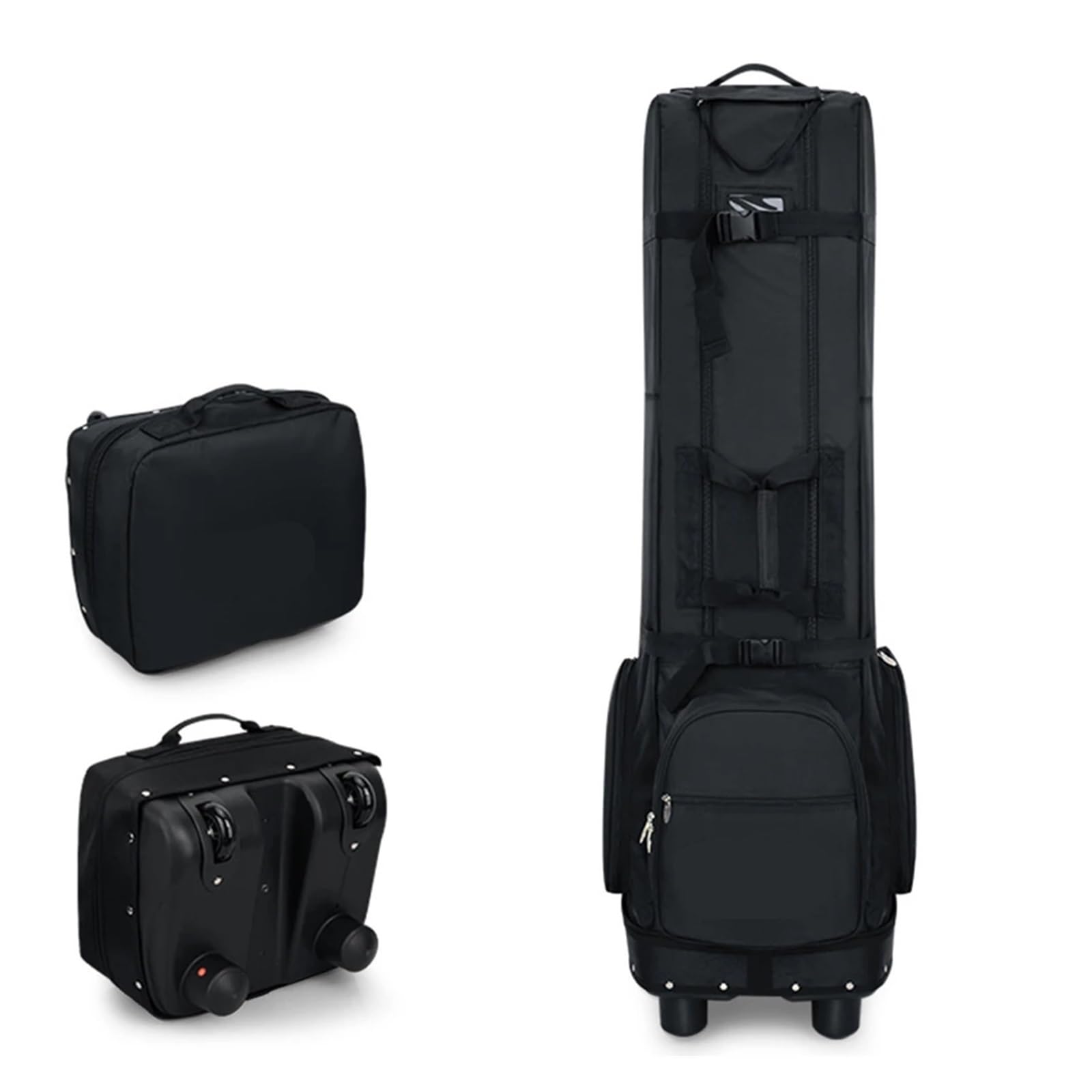 Abdeckung Golfbag Faltbare Golf-Luftfahrttasche, Flugzeug-Balltaschen, wasserdichte Reise mit Rädern, Flugzeugsendung