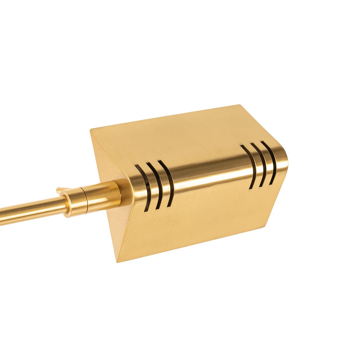 Qazqa led Design Verstellbare Wandleuchte, Wandlampe - Notia - Gold, inkl. 9.5W integrierter LED, 2700K, warmweiß, dimmbar, 11cm, Ideal als Schlafzimmerlampe und Wohnzimmerlampe