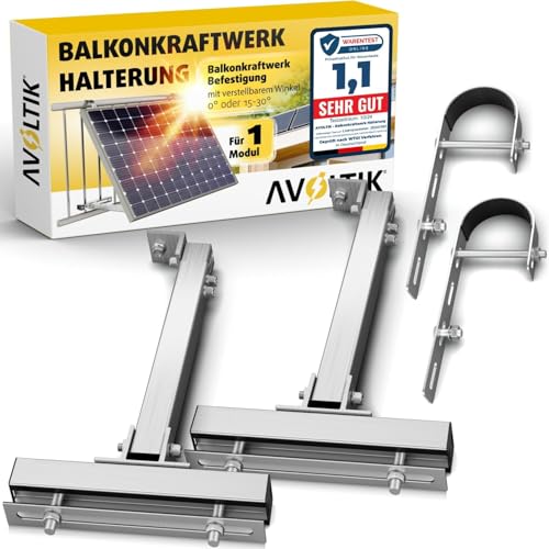 Avoltik Balkonkraftwerk Halterung Balkon für alle...