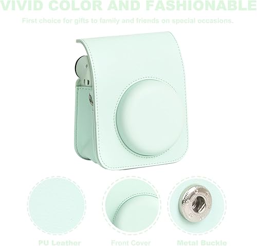 Miniatura 5 de Kit de accesorios 12 en 1 para cámara instantánea Fujifilm Instax Mini 12 con funda para cámara, álbum de fotos y marcos, calcomanía de bricolaje,