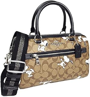 [コーチ] X PEANUTS x スヌーピー コラボ ショルダーバッグ ハンドバッグ トートバッグ 2wayバッグ バッグ C4118 ローアン サッチェル シグネチャー キャンバス ウィズ スヌーピー プリント SV/KHAKI MULTI カーキ マルチ シルバー SVOT8 レディース [アウトレット] [並行輸入品]