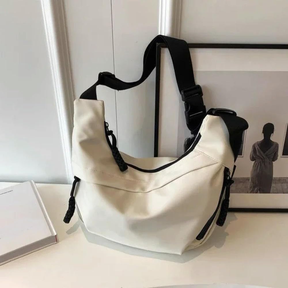 NYSDM Nylon Hobos Crossbody Bags Solid Casual Zipper Women's Bags Fashion High Capacity Solid Color Single Shoulder Totes Bag