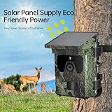 VanBangTec Solar Wildlife Camera, 50MP 4K Trail Camera with Night Vision 0.3s Motion Activated Waterproof, Garden Camera with 32GB SD Card for Hunting Monitoring - Image 6
