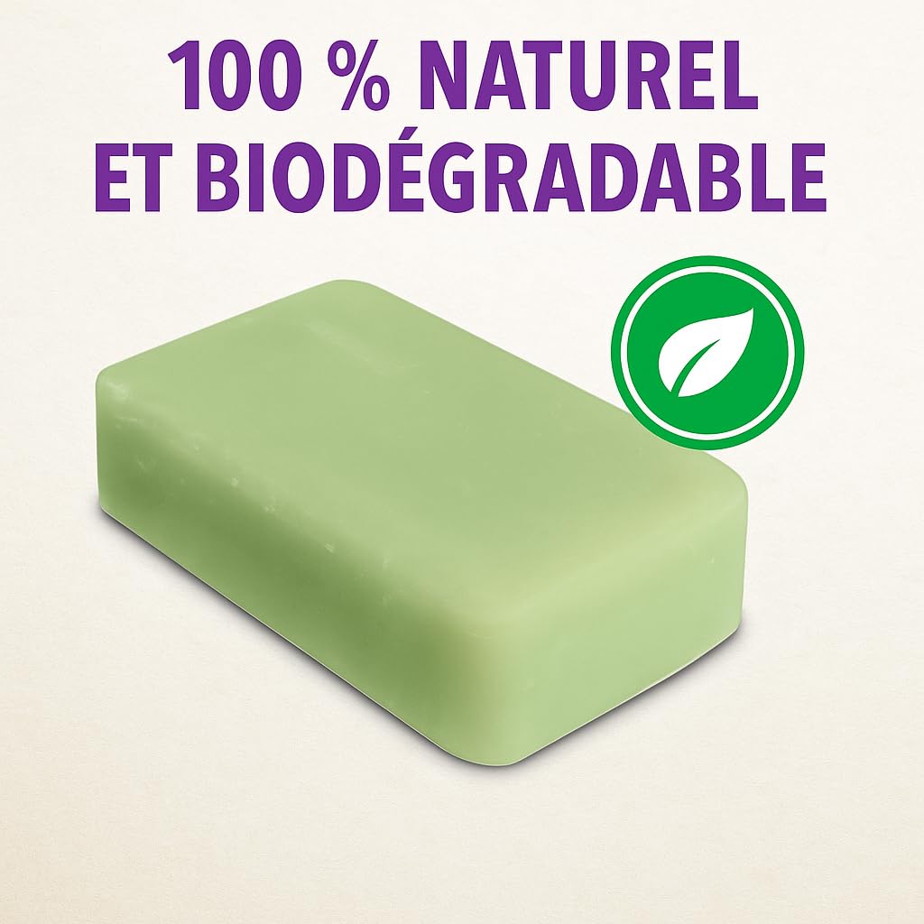 Laco - Savon Fiel de Boeuf Detachant Textile Puissant Professionnel, 100g, Savon Anti Tache Naturel, Enlève Toutes les Taches Tenaces Vin, Graisse, Herbe, chocolat, Sang, nourriture