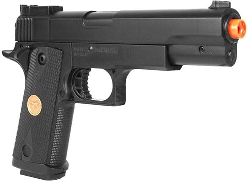 Miniatura 3 de Double Eagle A&N 275FPS P169 1911 Pistola de mano de Airsoft de tamaño completo con 0.236 in BBS BB Fantastic Starter Pistola de Airsoft Gobierno .45