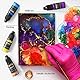 Alkohol Tinte 30 Farben Set, Konzentrierte Epoxidharz-Farbe, Harz-Farbstoff Alcohol Ink für die DIY, Epoxy Resin Dye für Handwerk, Malerei, Schmuck- je 10 ml