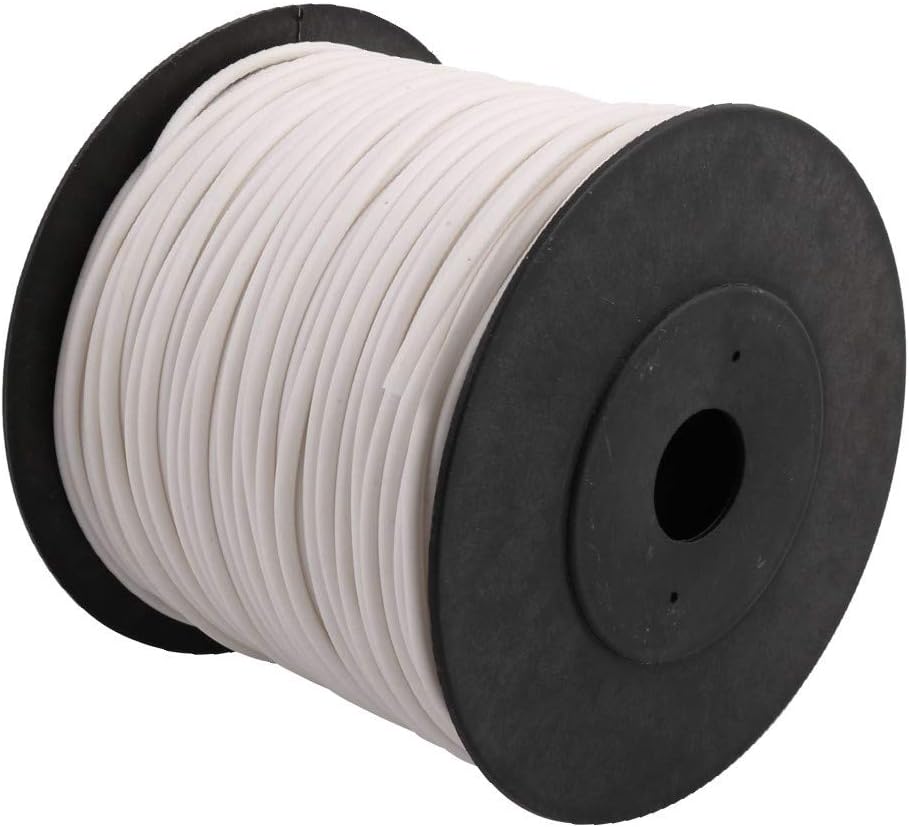 New Lon0167 0.5mm2 Wire Featured Marking Machine PVC reliable efficacy Organize Tube Sleeve Torx Cable Marker White 2.5mm Inner Dia(id:581 0b ae 001)