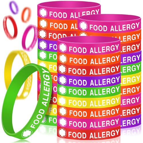 Bracelets colorés en silicone pour alerte médicale et identification des enfants
