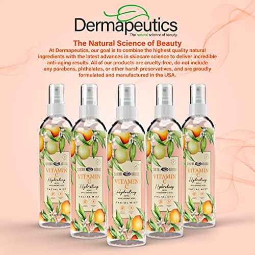 Sonoma Naturals Vitamin C Hydrating Facial Mist | 100% Natural | W/Vitamin C & Papaya Extract | Moisturize | Nourishes Skin | 8 Fl. Oz #TOP6