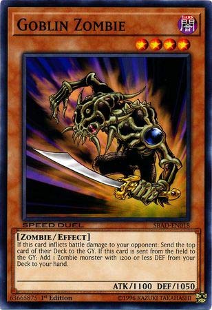 Yu-Gi-Oh! - Goblin Zombie - SBAD-EN018 - Common - 1st Edition - Speed Duel: Attack from The Deep
