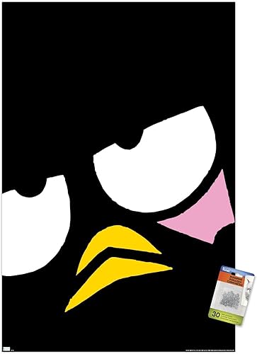 Trends International Póster de pared de primer plano Badtz-Maru de Hello Kitty and Friends, 22.37 x 34.00 pulgadas, paquete de póster premium y